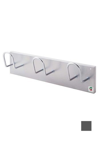 CILINDRO - PERCHERO PARED 3 COLGADORES GRA (Ref.H-13 GRAFITO)