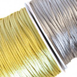 CINTA COLA de RATON 2 mm CARRETE de 100 m ORO (Ref.498-02)