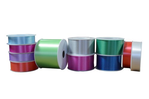 CINTA de REGALO METALIZADA de 13 mm ROLLO de 10 m ROJO (Ref.1116-I-13-20)