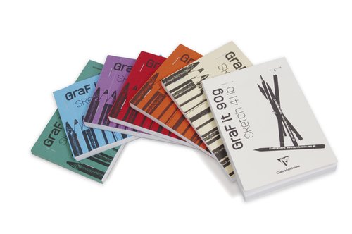 CLAIREFONTAINE - BLOCK DE DIBUJO GRAF"IT CROQUIS A6 90g 80h (Ref.96619C)
