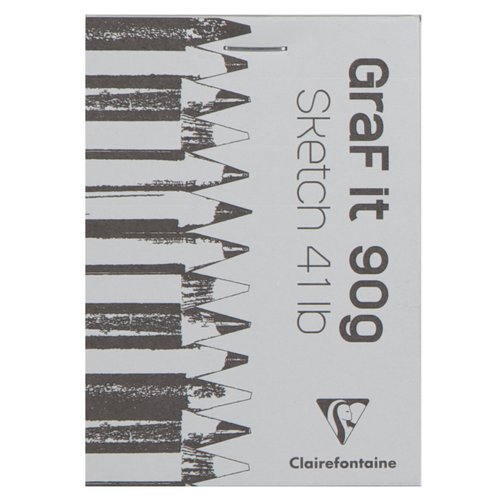 CLAIREFONTAINE - BLOCK DE DIBUJO GRAF"IT CROQUIS A7 90g 80h (Ref.96629C)