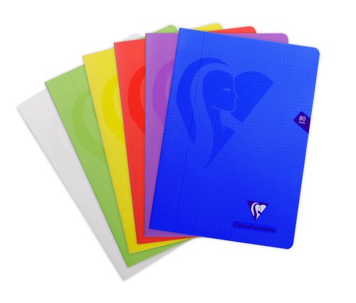 CLAIREFONTAINE - LIBRETA POLIPROLILENO A4 48 HJS. 4X4 (Ref.303164C)