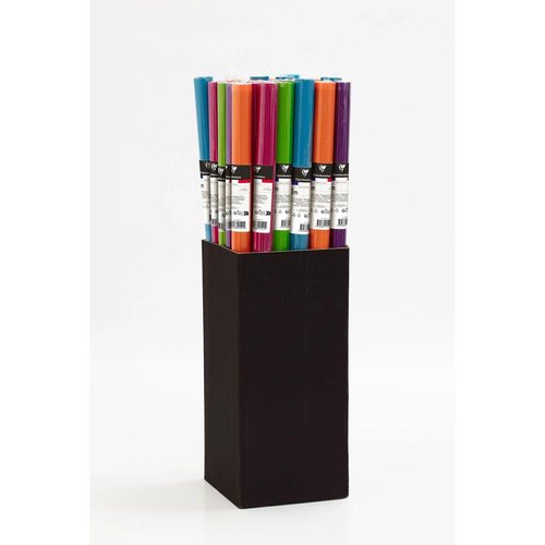 CLAIREFONTAINE - PAPEL de REGALO ROLLO 0,7x2 m (CAJA de 30) PP TRANSPARENTE SURTIDO TENDENCIA (Ref.95591C)