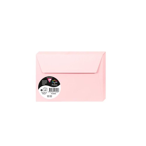 CLAIREFONTAINE - SOBRE 114x162 ROSA P/20 (Ref.5656C)