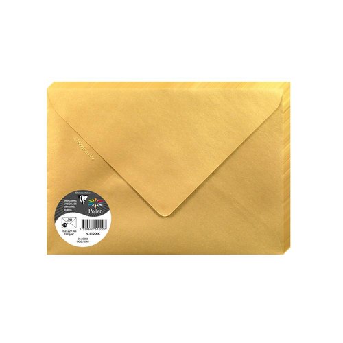 CLAIREFONTAINE - SOBRE 162x229 ORO P/20 (Ref.51200C)