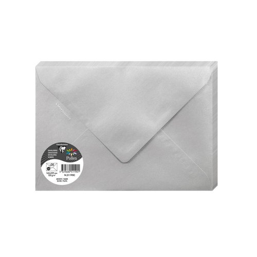 CLAIREFONTAINE - SOBRE 162x229 PLATA P/20 (Ref.51190C)