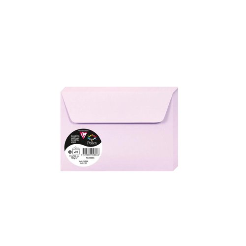 CLAIREFONTAINE - SOBRE POLLEN 114x162 120g LILA PAQUETE DE 20 (Ref.5866C)