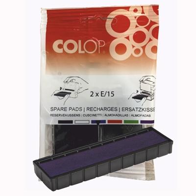 COLOP - ALMOHADILLA E/15 AZUL BLISTER -2U- (Ref.107252)