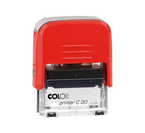 COLOP - SELLO PRINTER C20 FORMULA " COMPTABILITZAT " ALMOHADILLA E/20 14X38MM AZUL (Ref.500676A)