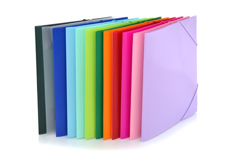 COLORLINE - CARPETA de GOMAS y SOLAPAS OFFICE BOX PP TRANS. A4+ (Ref.51211)