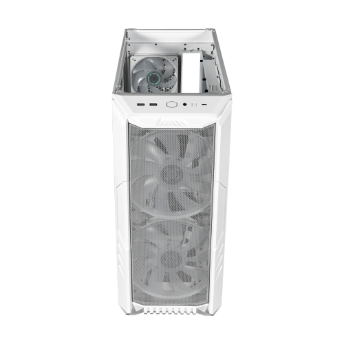 COOLER MASTER - CAJA HAF500 E-ATX ARGB BLANCA CRISTAL TEMPLADO () (Ref.H500-WGNN-S00)