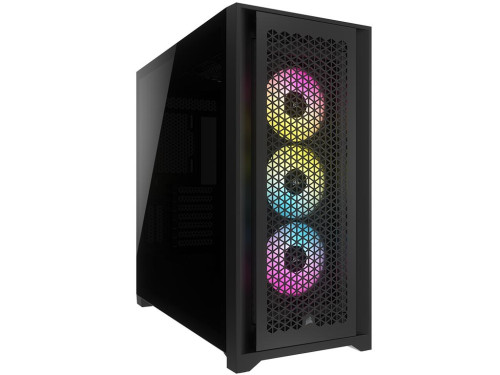 CORSAIR - CAJA ICUE 5000D RGB AIRFLOW CRISTAL TEMPLADO NEGRA (Ref.CC-9011242-WW)