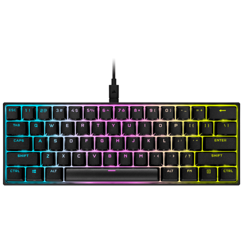 CORSAIR - K65 RGB MINI teclado USB QWERTY Inglés, Español Negro (Ref.CH-9194014-ES)