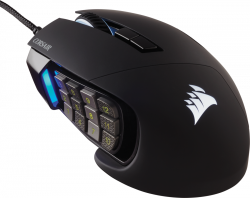 CORSAIR - Scimitar RGB Elite ratón mano derecha USB tipo A Óptico 18000 DPI (Ref.CH-9304211-EU)
