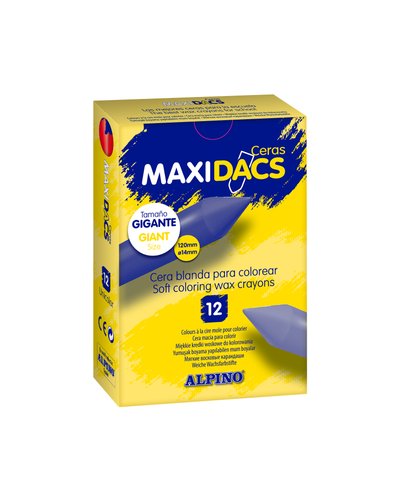 DACS - CERAS ALPINO MAXI BLANCA ESTUCHE de 12 (Ref.DX060101)