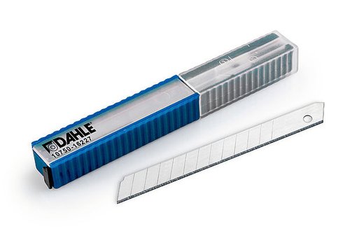 DAHLE - REPUESTO CUCHILLAS PARA CUTER ESTRECHO 9mm - FRACTURABLE - 10unid (Ref.10750-16227)