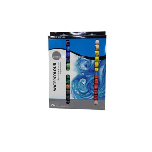 DALER ROWNEY - SET ACUARELAS 24X 12ML SIMPLY (Ref.D134500124)