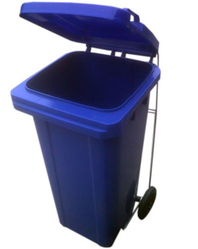 DARLIM - CONTENEDOR PROFESIONAL CON RUEDAS Y PEDAL 120 LITROS AZUL (Ref.P06009)