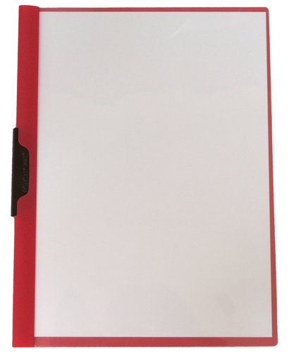 DATA BANK - DOSSIER CLIP DATABANK PP A4 pinza METAL 30h ROJO (Ref.9FF18-2)