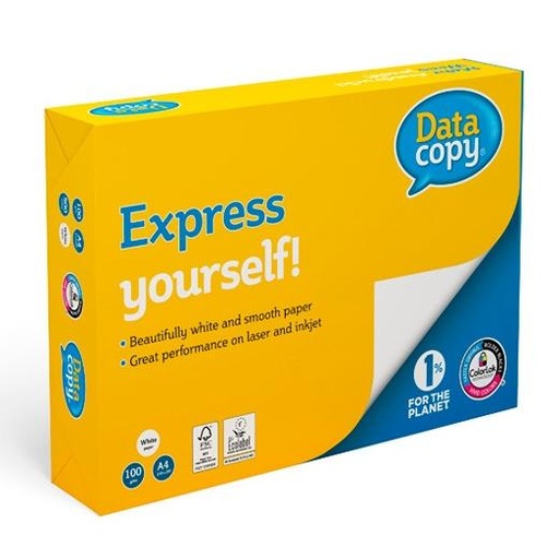 DATA COPY - PAPEL DIN A4 PREMIUM PAPER 100GR 1 PAQUETE DE 500 HOJAS (Ref.521826)