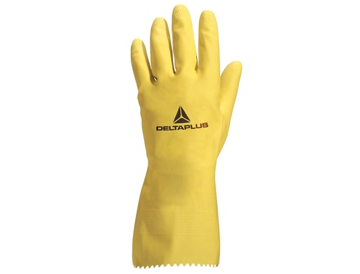 DELTAPLUS - GUANTES DE NITRILO DESECHABLE NEGRO CAJA DE 100 UNIDADES TALLA 8-9 (Ref.V1450B10008)