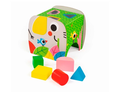 DISET - JUEGO DE MESA ELEFANTE FORMAS GEOMETRICAS (Ref.19806)