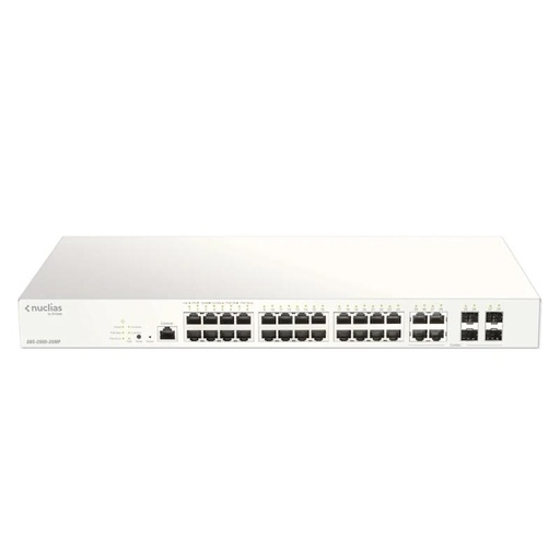 D-LINK - 28xGb PoE+ Switch 370W 1Y (Ref.DBS-2000-28MP/E)