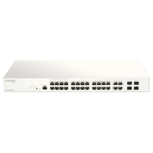 D-LINK - 28xGb PoE+ Switch 193W 1Y (Ref.DBS-2000-28P/E)