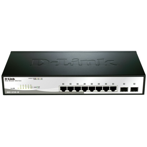 D-LINK - Switch 8xGB 2xSFP (Ref.DGS-1210-10/E)