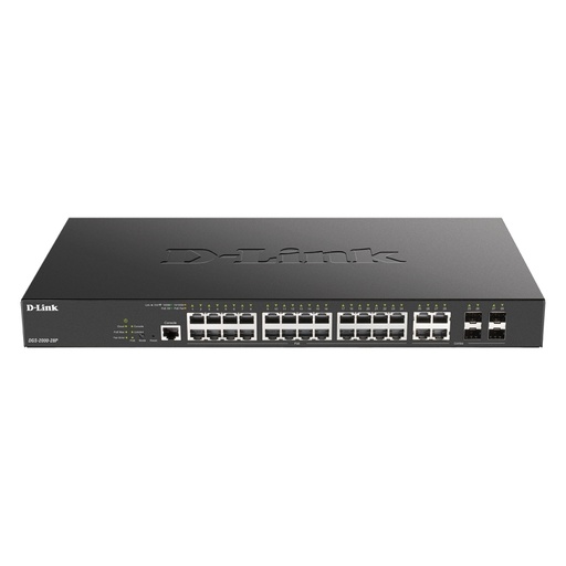 D-LINK - Switch L2 24xGB PoE 4xCombo (Ref.DGS-2000-28P)