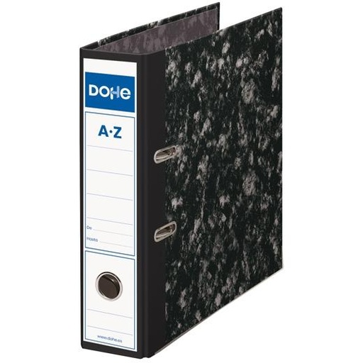 DOHE - ARCHIVADOR ARCHINOVO PALANCA A4 LOMO ANCHO RADO NEGRO JASPEADO (Ref.09121 UNT)