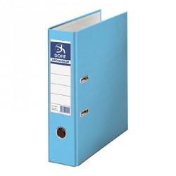 DOHE - ARCHIVADOR CARTÓN RIGIDO FORRADO PP PALANCA FOLIO LOMO ANCHO RADO AZUL CLARO -12U- (Ref.90210)