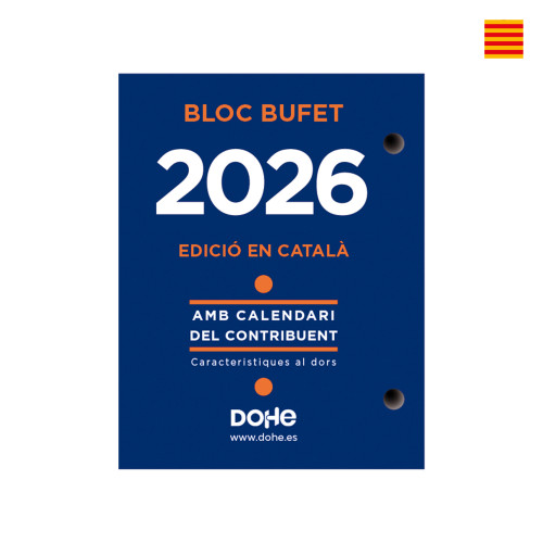 DOHE - BLOC BUFFET CATALÁN 11604 (Ref.11604 - 23)