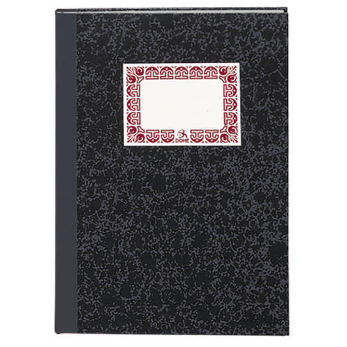 DOHE - CUADERNO CARTONÉ CONTABILIDAD CUADRÍCULA GRIS OSCURO FOLIO NATURAL 100 HOJAS (Ref.09956)