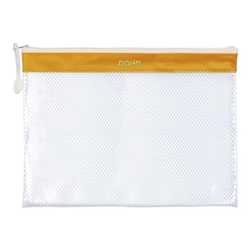 DOHE - DOSSIER SOBRE CREMALLERA A4 PVC AMARILLO (Ref.91219)