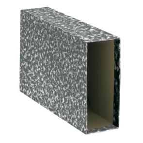 DOHE - FUNDA ARCHIVADOR ARCHINOVO CUARTO APAISADO LOMO ANCHO NEGRO JASPEADO SUELTO (Ref.09144 UNIT)