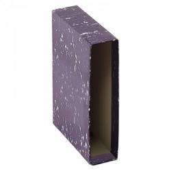 DOHE - FUNDA ARCHIVADOR ARCHINOVO CUARTO NATURAL LOMO ANCHO NEGRO JASPEADO SUELTO (Ref.09143 UNIT)
