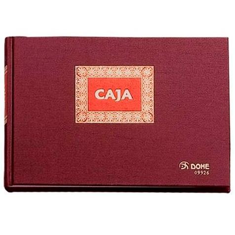 DOHE - LIBRO CAJA DE CONTABILIDAD CUARTO APAISADO 100 HOJAS NUMERADAS (Ref.9926)