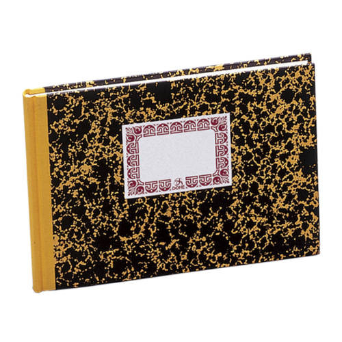 DOHE - LIBRO DE CARTONÉ CUENTAS CORRIENTES AMARILLO 1/4 APAISADO 100 HOJAS NUMERADAS (Ref.09963)
