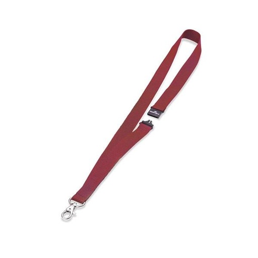 DURABLE - CINTA PARA PORTANOMBRES 44CM X 20MM CIERRE DE SEGURIDAD ROJO -10U- (Ref.8137-03)