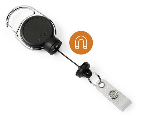 DURABLE - CORDÓN EXTENSIBLE PARA IDENTIFICADOR EXTRA STRONG NEGRO (Ref.832901)