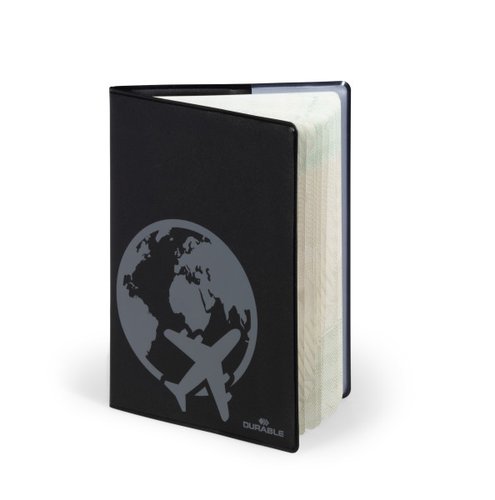 DURABLE - FUNDA PASAPORTE RFID NEGRO (Ref.214401)