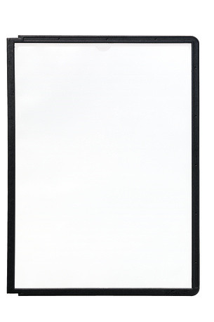 DURABLE - FUNDA POLIPROPILENO CON MARCO COLOR MECANISMO PIVOTE A4 NEGRO (Ref.5606-01)