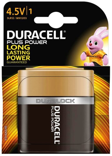 DURACELL - PILAS 4,5V PLUS POWER (MN1203 - 3LR12) BLISTER DE 1 (Ref.LR12 4,5V PLUS)
