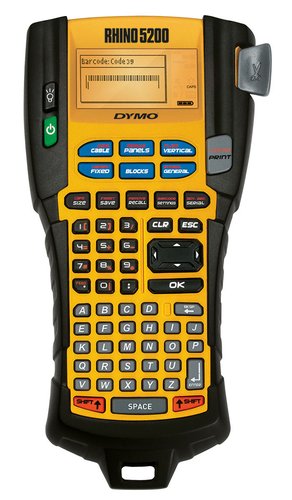 DYMO - MAQUINA de ROTULAR INDUSTRIAL ELECTRONICA RHINO 5200 KIT (Ref.S0841400/S0841410)