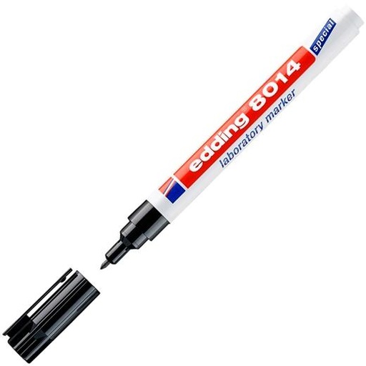 EDDING - MARCADOR ESPECIAL PARA LABORATORIO PERMANENTE NEGRO (Ref.8014-01)