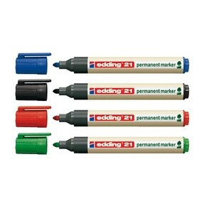 EDDING - MARCADOR PERMANENTE 21 ECOLINE CONICO VERDE (Ref.21004)