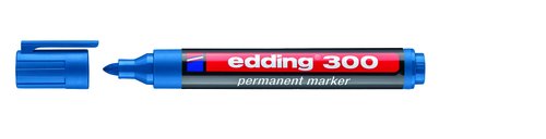 EDDING - MARCADOR PERMANENTE 300 CONICO AZUL CLARO (Ref.30010)