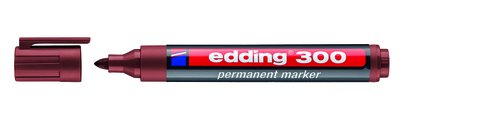 EDDING - MARCADOR PERMANENTE 300 CONICO MARRON (Ref.30007)