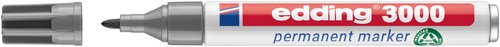 EDDING - MARCADOR PERMANENTE 3000 CONICO GRIS (Ref.300012)